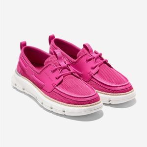 Cole Haan Women's ZERØGRAND Pink Regatta Boat Shoe